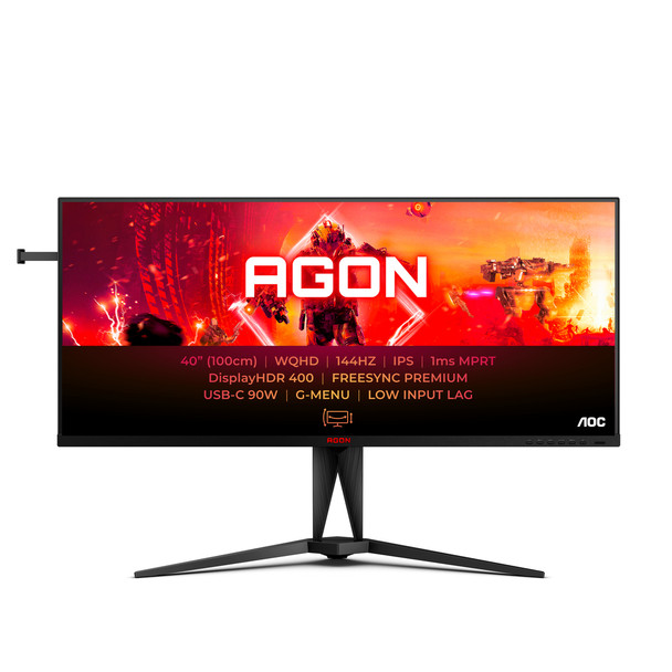 AOC AGON 5 AG405UXC 39.5 " Wide Quad HD 144Hz IPS Monitor AG405UXC