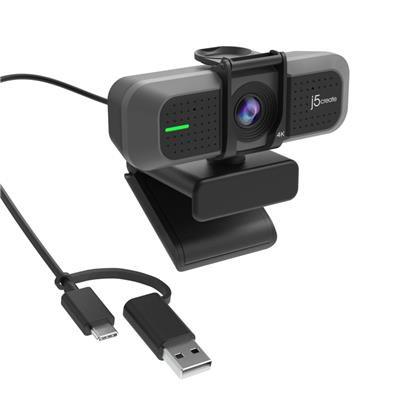 J5create Usb 4K Ultra Hd Webcam JVU430-N