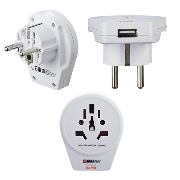 Hama 223475 World To Europe Usb Power 223475