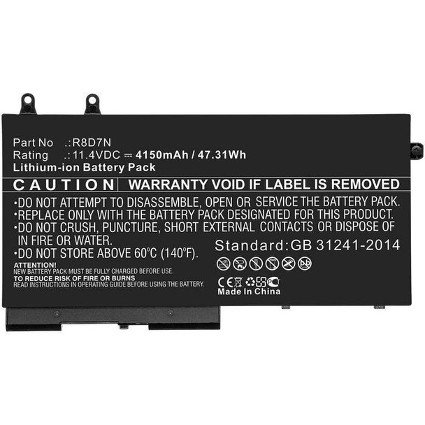 CoreParts 451-BCQZ-CP Laptop Battery. 45.6Wh Li-ion 451-BCQZ-CP