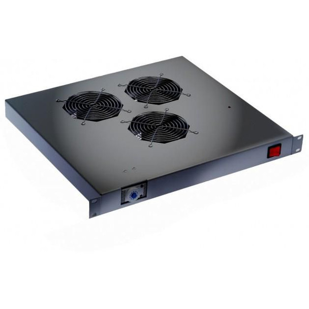 Techly I-CASE 19-FANBK Rack Accessory Fan Panel I-CASE 19-FANBK