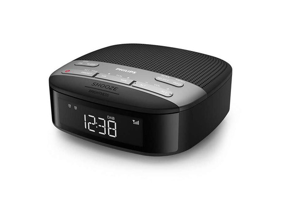 Philips TAR3505 12 Radio Clock Digital Black. TAR3505