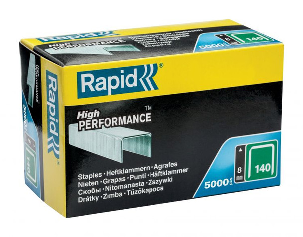 Rapid No. 140 Flatwire Staple 8 mm RAPIDNO140STAPLES5000 Rapid No. 140 Flatwire Staple 8 mm RAPIDNO140STAPLES5000