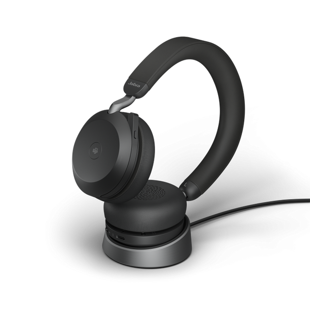 Jabra Evolve2 75 USB-A MS Stereo Headset with Desk Stand EVOLVE275MSUSBASTAND