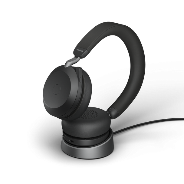 Jabra Evolve2 75 USB-C UC Stereo Headset with Desk Stand EVOLVE275UCUSBCSTAND
