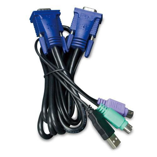 Planet KVM-KC1-1.8 1.8M USB KVM Cable w built-in KVM-KC1-1.8