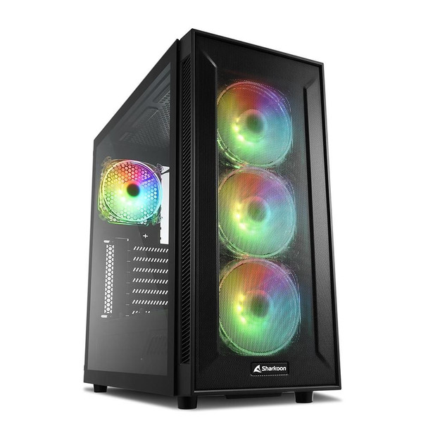 Sharkoon 4044951032136 Tg6M Rgb Tower Black 4044951032136