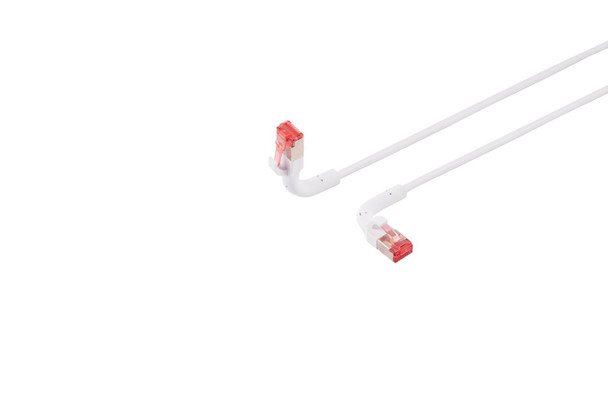 Lanview LV-6AFTP-FLEX-ANG-015W CAT6A U/FTP 1.5m White LV-6AFTP-FLEX-ANG-015W