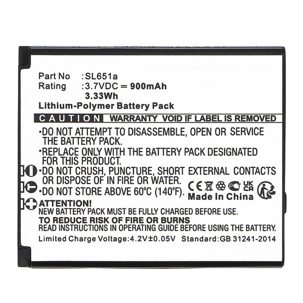 CoreParts MBXMP-BA1823 Battery 3.7V 900mAh 3.33Wh MBXMP-BA1823
