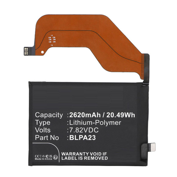 CoreParts MBXMP-BA1834 Battery 7.74V 5050mAh 39.09Wh MBXMP-BA1834