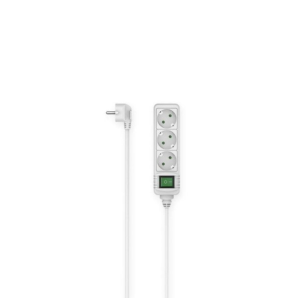 Hama 223002 2 Power Extension 3 M 3 Ac 223002