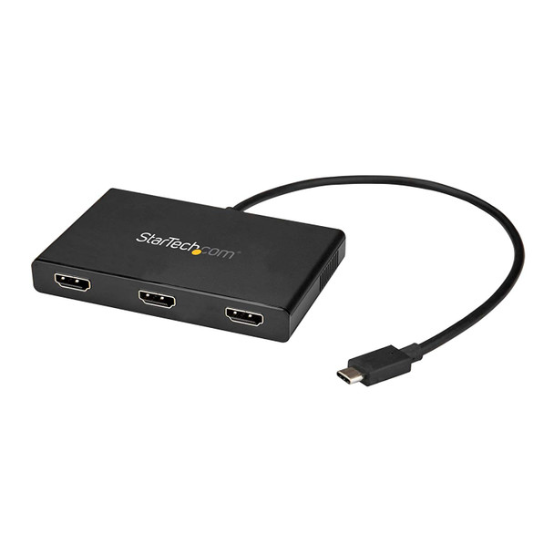 Startech.Com Usb C To Hdmi Splitter 3 Port Mst Hub MSTCDP123HD