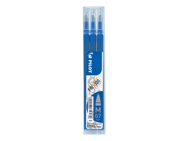 Pilot Refill for Frixion Ball/Clicker Pens 0.7Mm Tip Blue Pack 3 75300303