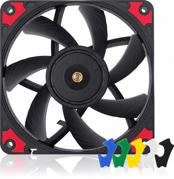 Noctua NF-A12x15 PWM chromax.black.swap 12V 1850RPM 120x15mm Fan NF-A12X15-PWM-CH-BK-S