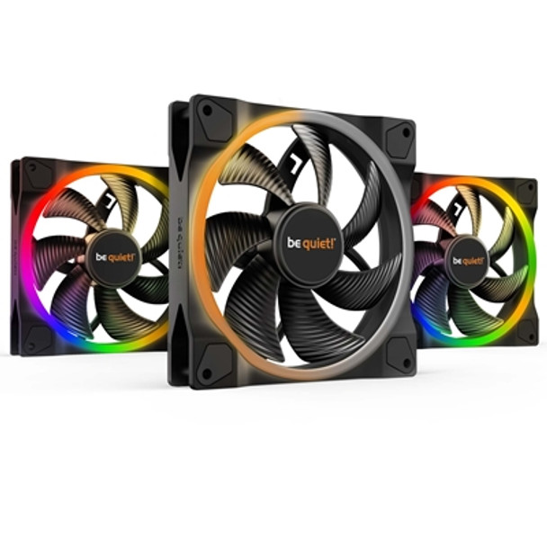 Be Quiet! Light Wings Pwm Addressable Rgb Fan Pack 140Mm 1500Rpm 4-Pin Pwm Fan & BL078 Be Quiet! Light Wings Pwm Addressable Rgb Fan Pack 140Mm 1500Rpm 4-Pin Pwm Fan & BL078