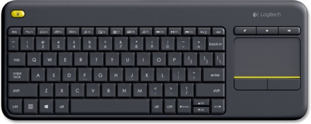 Logitech K400 Plus Black Wireless Touch Keyboard  Layout LOGITECH-K400-PLUS-UK