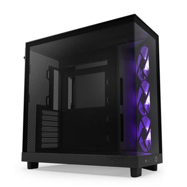 Nzxt H6 Flow Rgb Mid Tower Case Black Atx/M-Atx/M-Itx CC-H61FB-R1