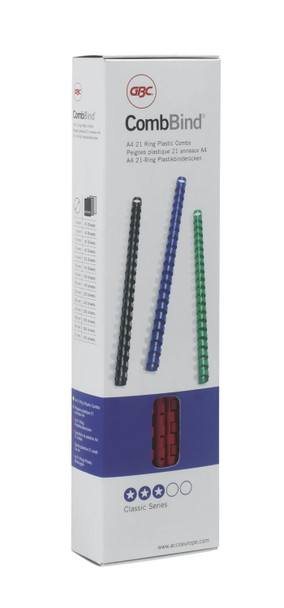 Gbc Binding Comb A4 12Mm White Pack 100 4028197 4028197