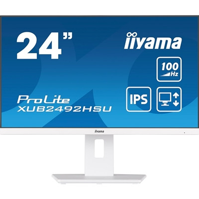 Iiyama 24 " Ips Monitor XUB2492HSU-W6 Height Adjustable Full Hd 100Hz 0.4Ms Free XUB2492HSU-W6