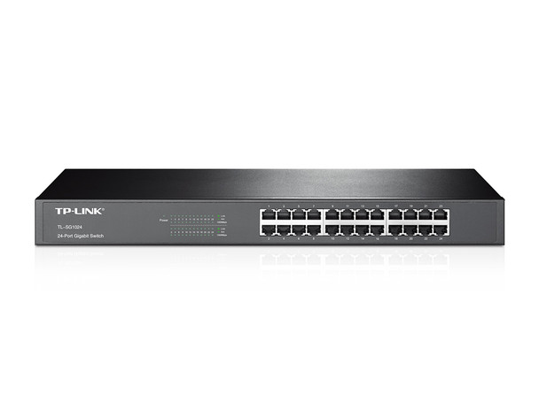 Tp Link Unmanaged 24 Port Gigabit Switch And 1U TL-SG1024