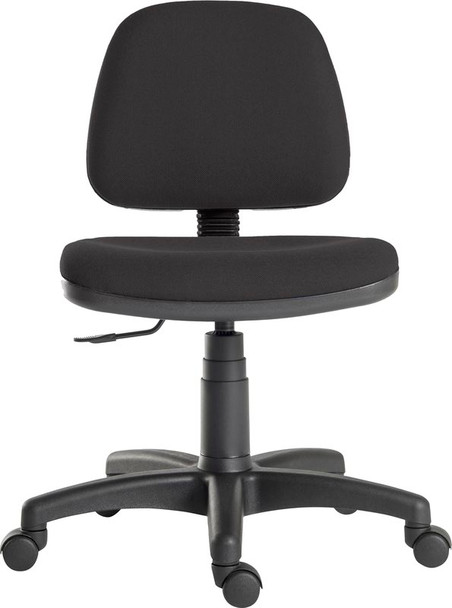 Teknik Office Ergo Blaster Medium Back Fabric Operator Office Chair Without Arms 1100BLK