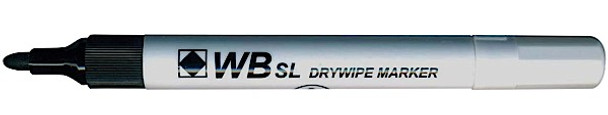 Valuex Whiteboard Marker Bullet Tip 2Mm Line Black Pack 100 8710PK100