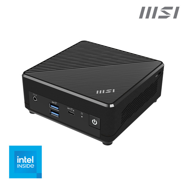 MSI Cubi N ADL S Intel N100 Barebone SFF Mini PC Fanless Type C USB 3.2 Gen2 HDM CUBI N ADL S N100 BB