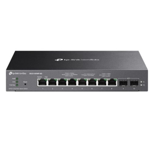 Tp-Link SG2210XMP-M2 Omada 8-Port 2.5Gbase-T And 2-Port 10Ge Sfp+ Smart Switch W SG2210XMP-M2