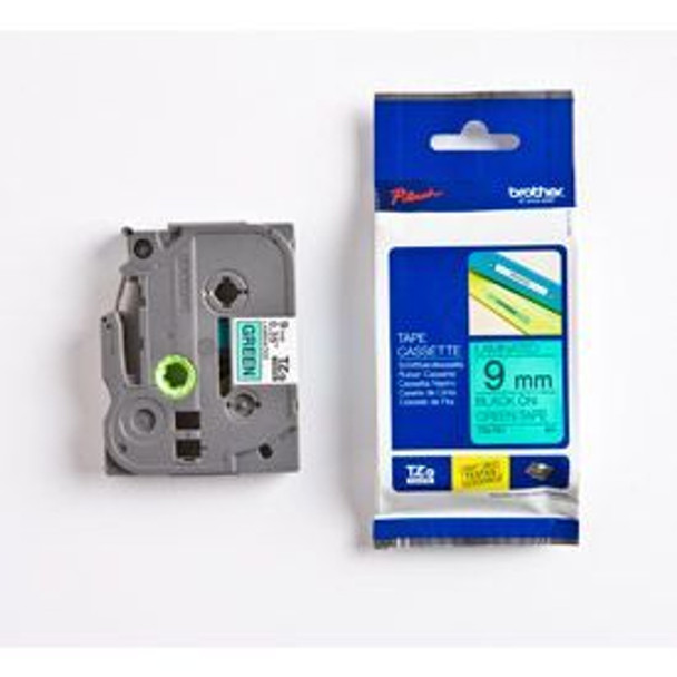 Brother TZE721 Black on Green TZE721 Brother TZE721 Black on Green TZE721