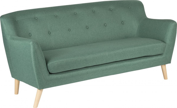 Teknik Office Skandi 3 Seater Sofa Ocean Green - 7982 7982