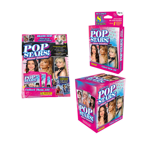 Panini Pop Stars! Sticker Collection