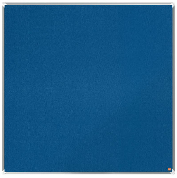 Nobo Premium Plus Blue Felt Noticeboard Aluminium Frame 1200X1200mm 1915190 1915190
