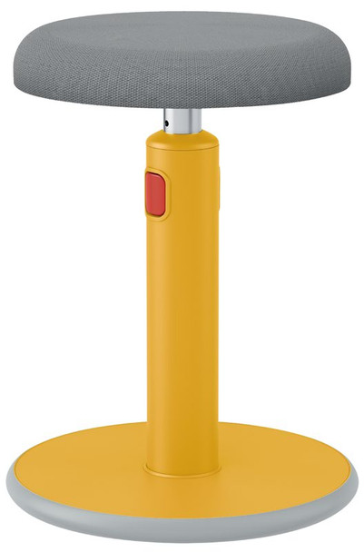 Leitz Ergo Cosy Active Sit Stand Stool Warm Yellow 65180019 65180019