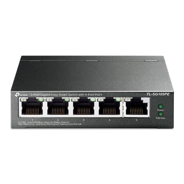 TP-Link TL-SG105PE 5-Port Gigabit Easy Smart PoE TL-SG105PE_OLD