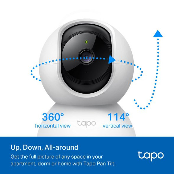 Tp-Link TAPO C200P2 Pan Tilt Home Security Wi-Fi Camera TAPO C200P2