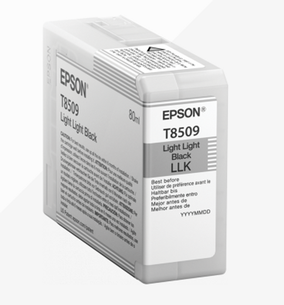 Epson T8509 Light Black Ink Cartridge 80Ml - C13T850900 C13T850900