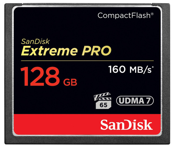 Sandisk 128Gb Extreme Pro Cf 160Mbs SDCFXPS-128G-X46