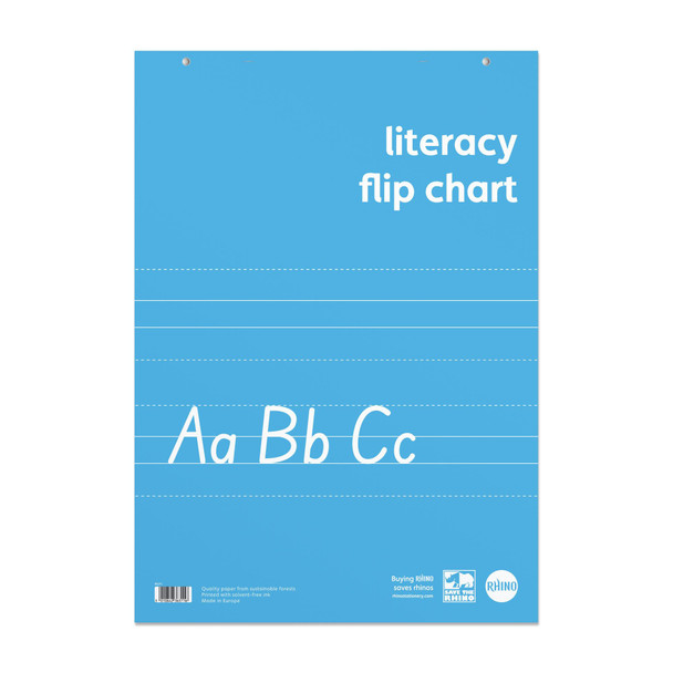 Rhino A1 Educational Literacy Flipchart Pad 30 Leaf Fcltw/B Pack 5 - RELFC-8 RELFC-8 Rhino A1 Educational Literacy Flipchart Pad 30 Leaf Fcltw/B Pack 5 - RELFC-8 RELFC-8