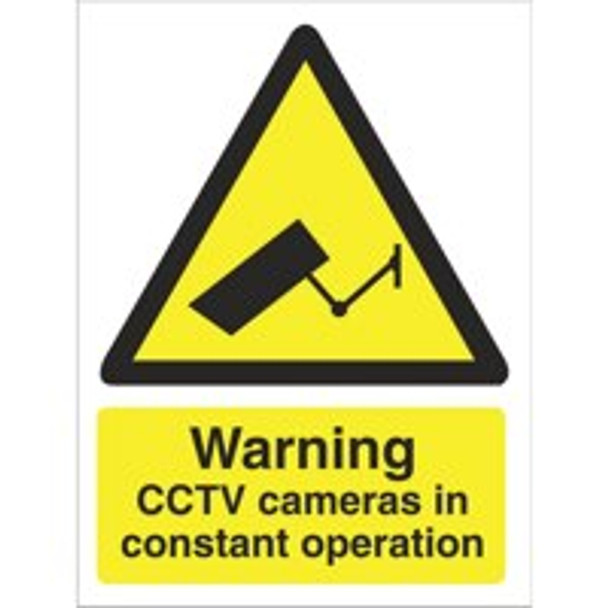 Stewart Superior Warning Cctv Cameras Sign 150X200mm W0143SAV-150X200