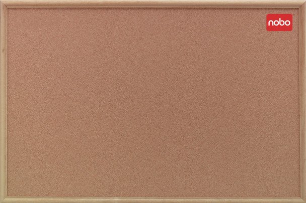 Nobo Classic Cork Noticeboard Oak Wood Frame 1200X900mm 37639004 37639004