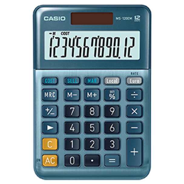 Casio MS-120EM Desk Calculator MS120EM Casio MS-120EM Desk Calculator MS120EM