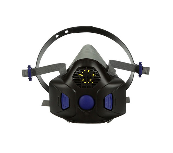 3M Hf-802Sd Secure Click Speaking Diaphragm Half Mask Medium Black Size MEDIUM 3MHF802SD