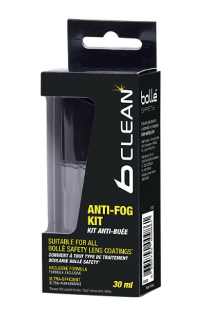 Bolle Safety B200 Antif-Fog Glasses Cleaning Kit Black BOPACF030