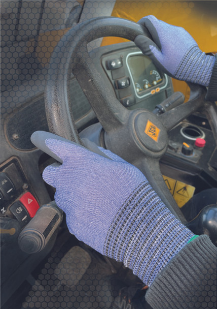Beeswift Glovezilla Hppe 18 Gauge Gloves Cut F Blue Size 2XL GZ113BXXL