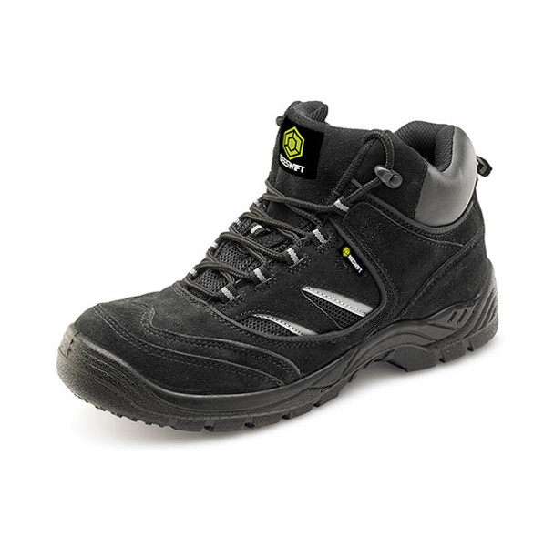 Beeswift Safety Trainer Boot Black Size 10.5 CDDTBBL10.5