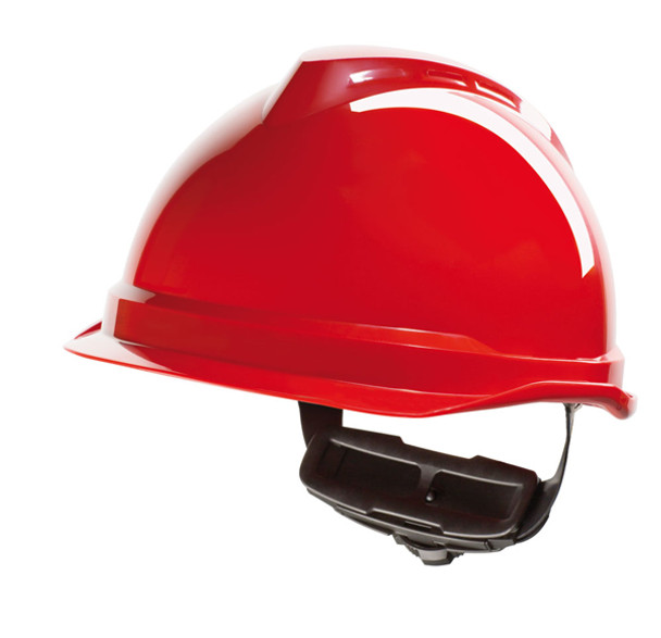Msa V-Gard 520 Peakless Safety Helmet Red MSAGV932RE