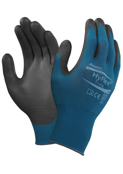 Ansell Hyflex 11-616 Glove Blue Size XS AN11-616XS