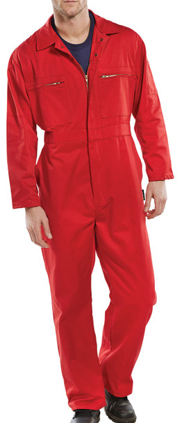 Beeswift Heavyweight Boilersuit Red Size 38 PCBSHWRE38