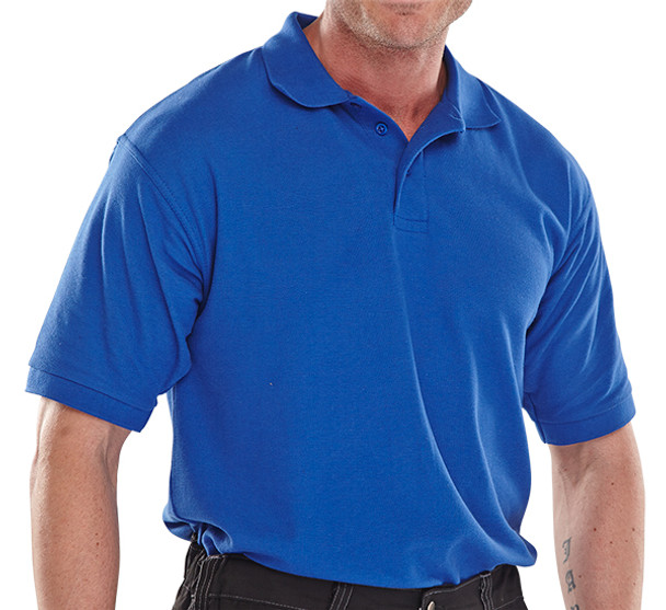 Beeswift Premium Polo Shirt Royal Blue Size S CPPKSRS