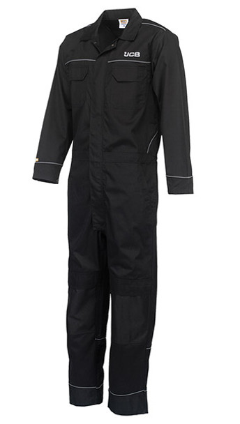 Jcb Workwear Trade Coverall Regular Leg Black Size 2XL D+IY-XXL